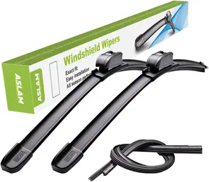 Windshield Wipers, Type-G 19"+19" Wiper Blades:All-Season Blade for Original Equipment Replacement and Refills Replaceable,Double Service Life(set of 2)