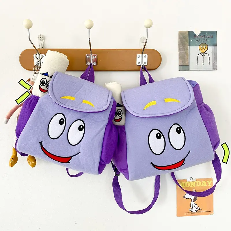 Animated Dora Backpack, Dora Map Mini Backpack, Toy Schoolbag