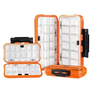 Durable PP Fishing Tackle Box with Double-Sided Design, Non-Slip Base, Safety Lock, Ideal Fishing Gear Storage Solution