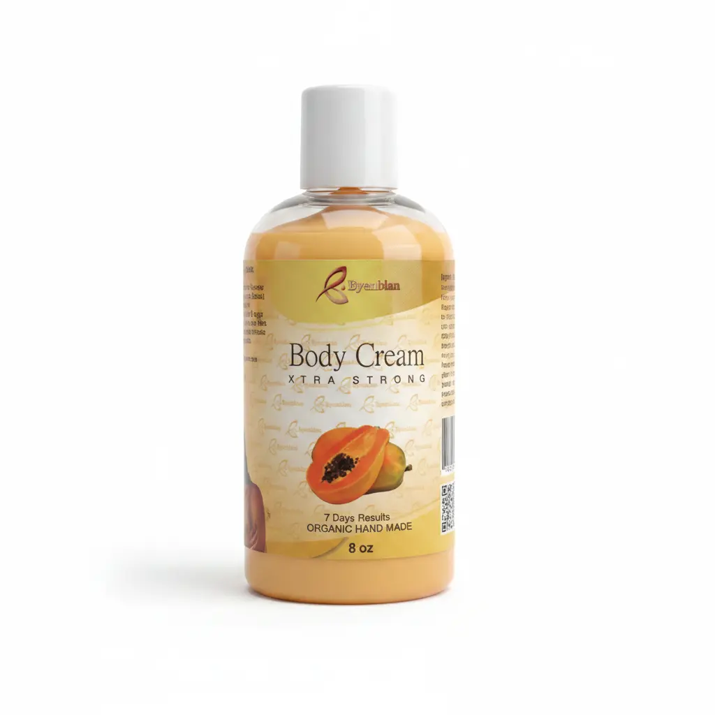 Papaya Body Cream 8 oz – Moisturizing Body Lotion for Soft, Smooth & Healthy-Looking Skin