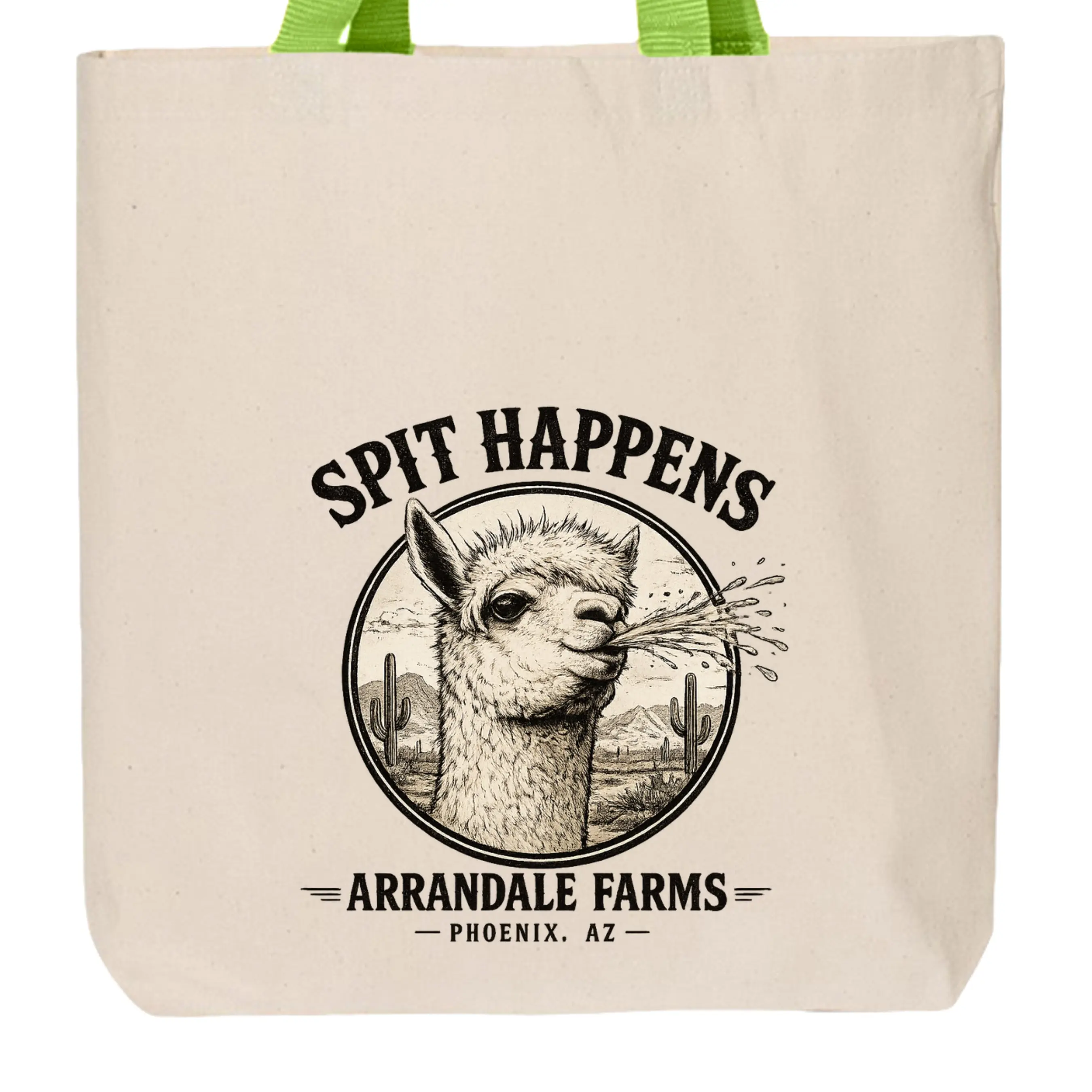 Tote Bag Spit Happens