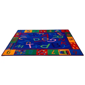 Alphabet and Numbers Teaching Toddler Rug