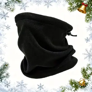 Men's Windproof Warm Neck Scarf with Soft Fleece - Breathable Winter Cycling & Outdoor Scarves, Dual-Purpose Cold Weather Accessory, Solid Color (Ideal for Cycling,, Motor Activities) - Hand Washable Suitable for Winter Cycling & Outdoor Activities