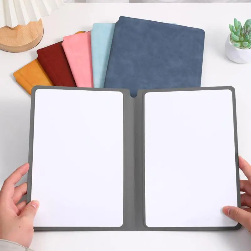 Portable Double-sided Erasable Whiteboard, 1 Count Simple Style Whiteboard with Art Markers Pen & Erasable Cloth, Erasable Drawing Pads, Durable Drawi