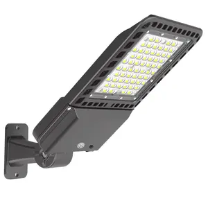 SEURON LED Parking Lot Light 200W Arm Mount 28000LM 5000K Daylight IP65 Waterproof Dusk to Dawn Shoebox Area Light for Roadway with High-Efficiency Chips & Adjustable Arm Mount - Outdoor Landscape Lighting