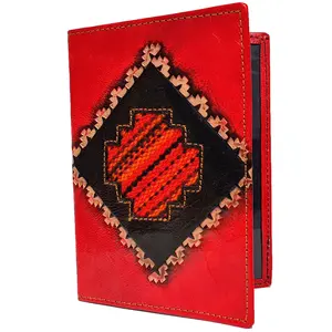 Handmade Peruvian Leather Passport Wallet - Travel in Style & Security
