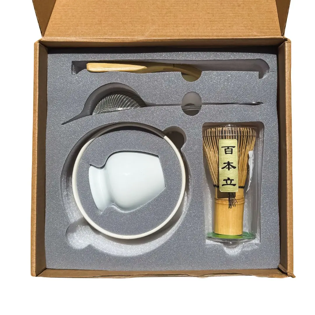 UPFLICK Matcha Tool Set of 6 pcs Ceramic (White)