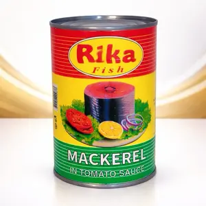 Rika Fish Mackerel in Tomato Sauce - Premium Canned Fish for Versatile Cooking - Rich in Flavor and Nutrients