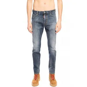 Dsquared² Blue Cotton Jeans & Pant