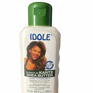 Idole Shea Butter Lotion Karite 10.5 oz with Vitamin E for Gradual Blemish Fading & Moisturizing for Hands & Body
