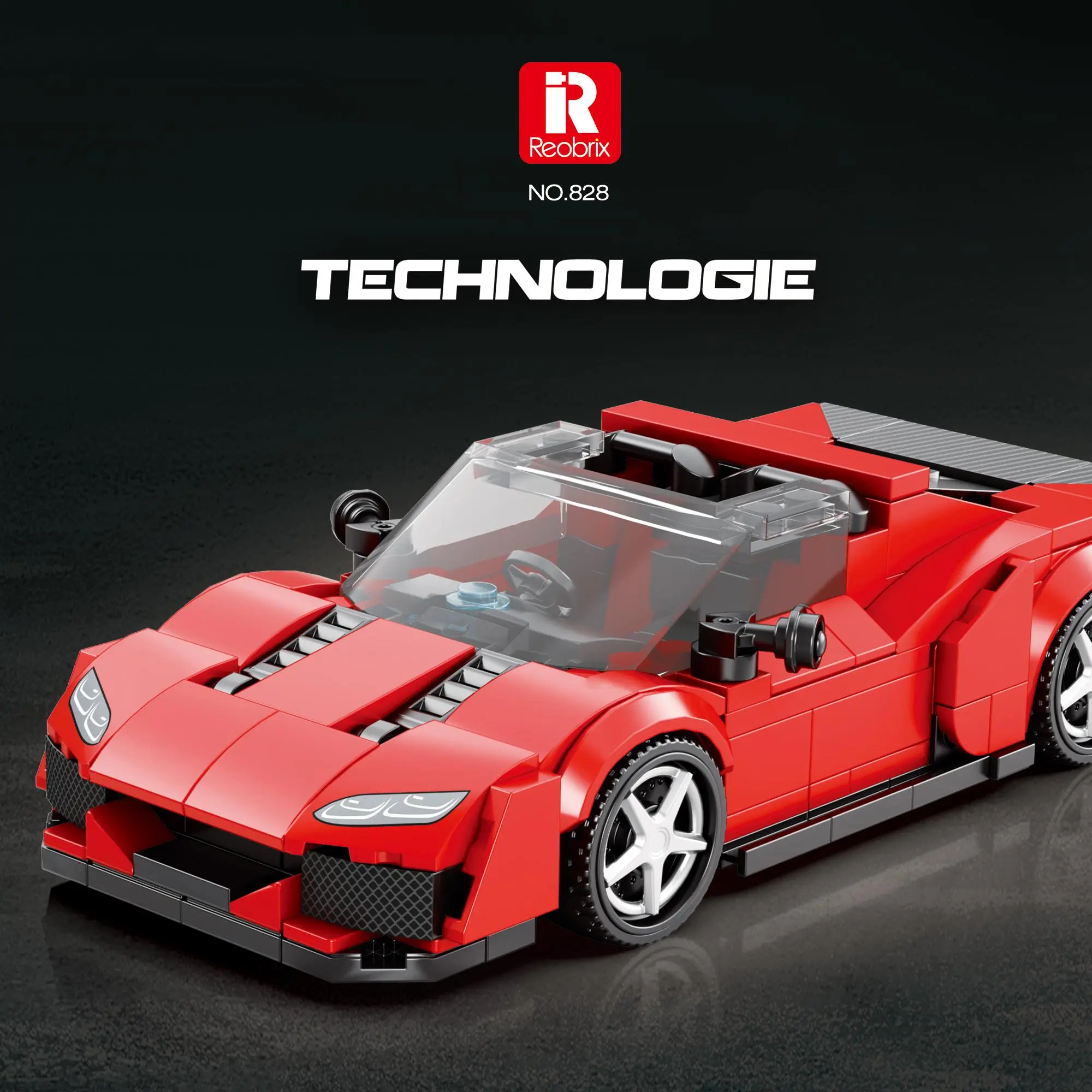 Reobrix GT500 Supercar Manufacturing Set NO.682 476-Piece Building