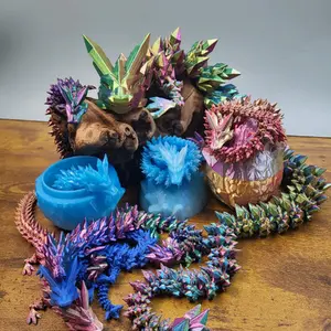 Dragon egg articulating figet toy  adhd