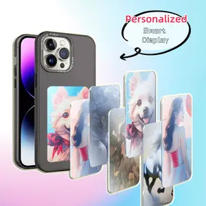 Screen Projection Phone Case E-ink Screen Personalized Phone Cover Battery Free New Designer Luxury Phone Case