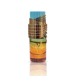 Paris Corner |Azm| Eau de Parfum 3.4 Fl Oz | Unisex Fruity Floral Fragrance with Pear, Peach, Jasmine, Vanilla, Sandalwood & Musk | Summer-Inspired Long-Lasting Scent