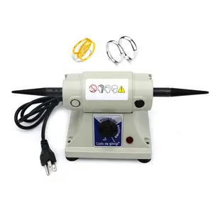 Professional Jewelry Bench Polisher - 180W 110V 7000RPM Dual Spindle Buffer for Jewelry Making, Metal Buffing & Watch Repair