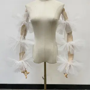 Unique Detachable Sleeves, Bridal Separates, Wedding Dress Accessories, Tulle Sleeves, Fairy Sleeves For Women, Custom Color Sleeves