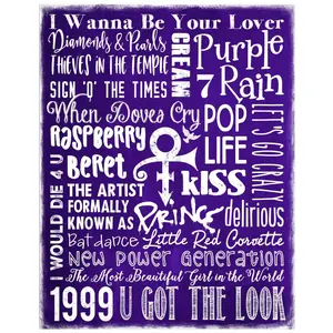 Prince Purple Rain Fleece Blanket, Prince Purple Vintage Personalized Fleece Blanket, Personalized Fleece Blanket, Prince Fans Gifts