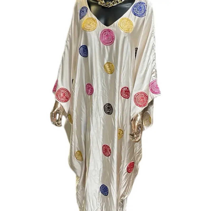 African Luxury Silk Traditional Clothing for Women Dress Womenswear Comfort Elegance Elegant Fabric