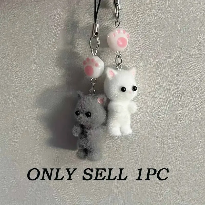 Cute Cat Design Phone Chain, Cute Phone Decorative Lanyard, Fashion Phone Charm for Women & Girls, Mobile Phone Decoration Accessories, Phone Accessory, Cell Phone Charm