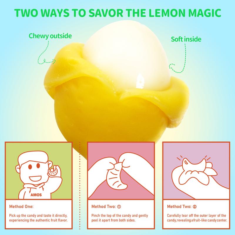 Amos Peelerz - Green Apple Lychee Mango Pineapple Peelable Fruit Gummies Made with Real Juice 8Pack Fruity Mix Sweet Crisp Exotic Candy Snack