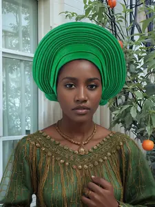 Women's Ethnic Style Headscarf Hat Turban Hijab, Traditional Celebration Cultural Accessory, Elegant and Formal Ladies' Fashion Item