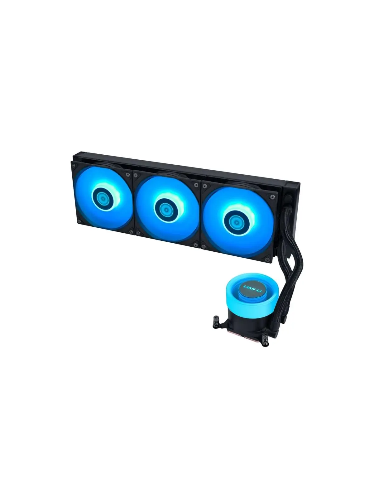 Lian-Li GA2L36RB GA II Lite 360 mm RGB AIO Liquid Cooler - Black, Lian Li Model with AM4 Compatibility, 360mm Radiator Size, RGB Lighting & AIO Setup