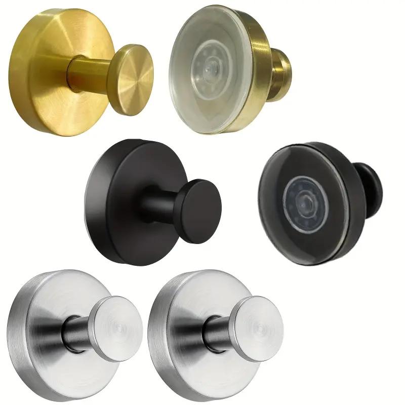 Suction Cup Hooks 2/4 Packs Strong 15 lbs Capacity 304 Stainless Steel No-Drill Installation for Towels Coats & More Matte Black Design Suction Cup Hooks 2/4 Packs Strong 15 lbs Capacity 304 Stainless Steel No-Drill Installation for Towels Coats & More Matte Black Design