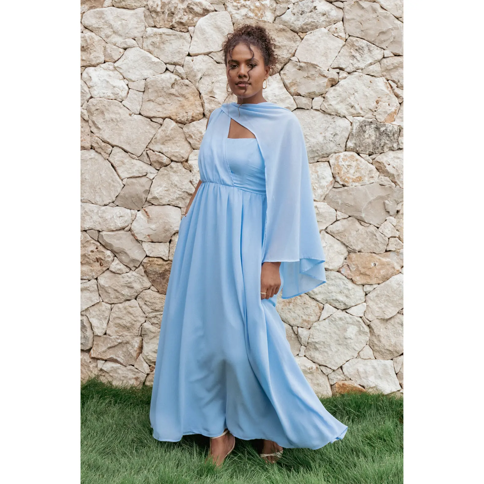 Darlee Maxi Dress - Cornflower Blue - TikTok Shop