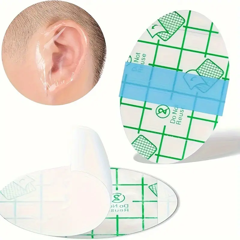 50pairs Ear Stickers Shower Ear Covers, Soft, Comfortable, Durable Ear Protectors for Swimming, Rain, Surfing, Snorkeling, Other Water Sports, Swimming Accessories, Reusable, Easy to Clean, Suitable for All Ages