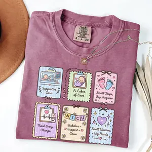 Comfort Colors NICU Nurse Shirt, Neonatal ICU Tee, Baby Nurse T-Shirt, NICU Staff Tee, Nurse Appreciation Gift