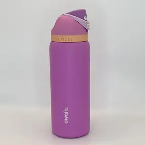 Owala 32oz Insulated Stainless Steel Water Bottle With Flip Lock Lid, Leakproof And Durable, Delivers Cool Hydration, Ideal For Sports Enthusiasts And Perfect Gift.