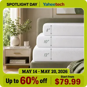 【On Sale】Yaheetech 8/10/12in Memory Foam Mattress Cooling Fiberglass free with 3 Foam Layers Gel Infused Green Tea Scent Medium Firm Twin Full Queen Size Ready in a Snap Body Hugging Comfort Cooler Fresher Nights, CertiPUR-US Certified summervibes