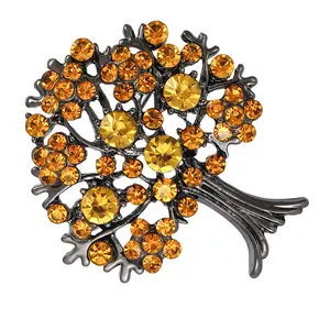 Eye Catching tree Exposure Pin Jewelry for Ladies Outerwear Adornment