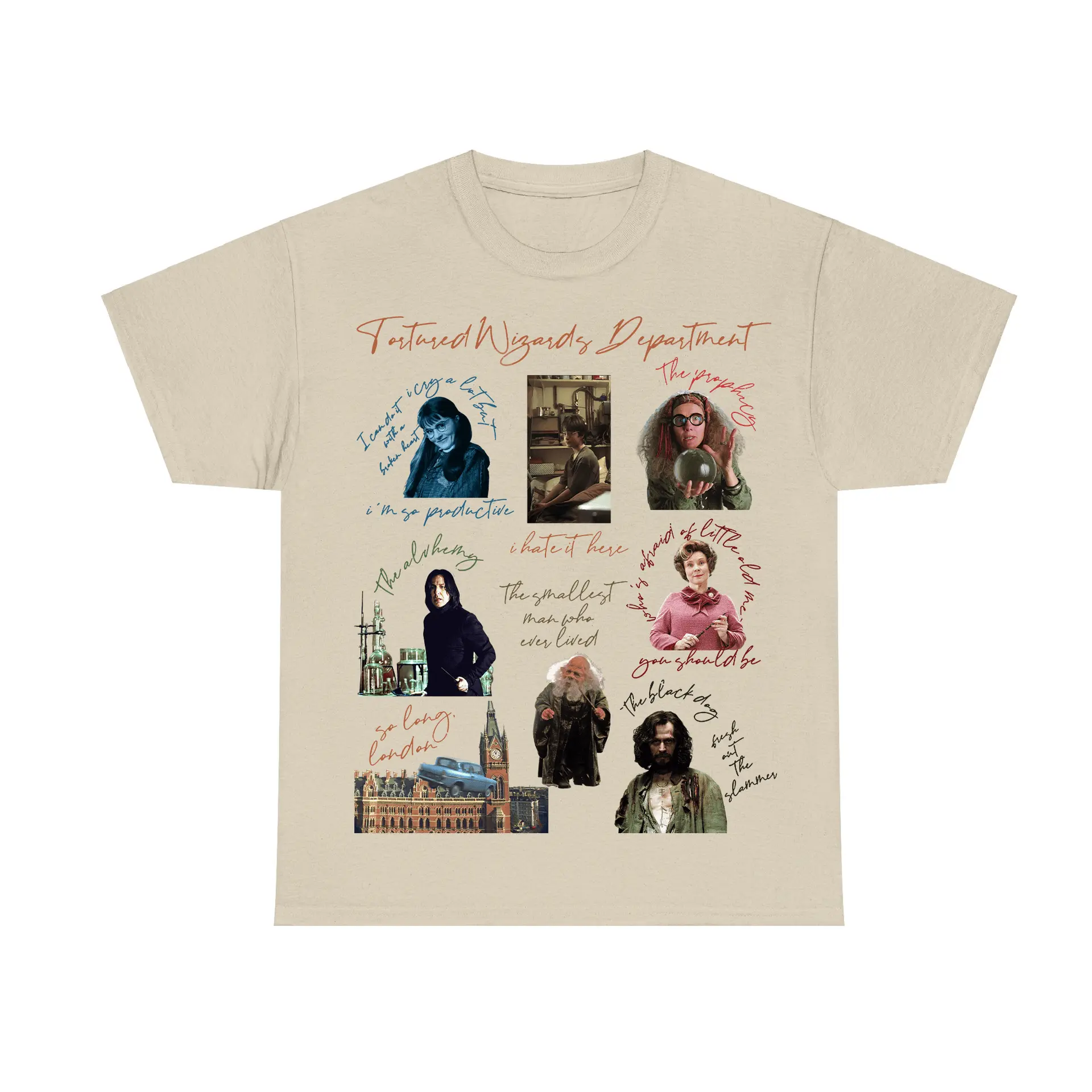 Tortured Wizards Departments Shirt, Hogwarts Shirt, Harry Potter Shirt, Fashion Cotton, For Men, For Women