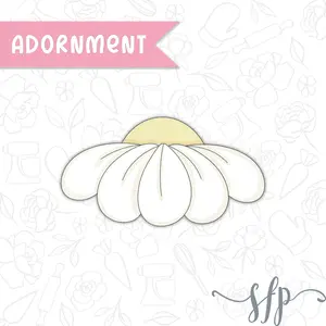 Side Daisy - Adornment Cutter | 2 Pack Cookie Cutter, Floral, Flower, Daisies, Easter, Spring