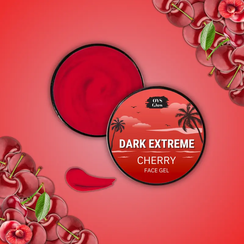 New Dark Extreme Cherry Face Gel Tanning Gel Self Tan Skincare Moisturizers Comfort