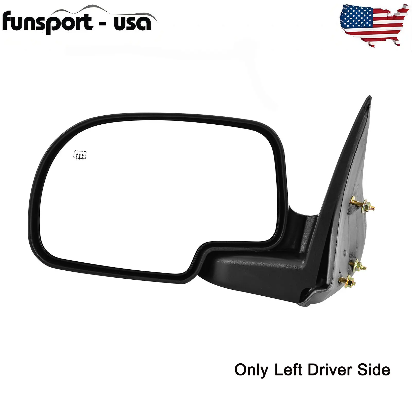YITAMOTOR Right Passenger Side Tow Mirror with Electric Heated and Power-Adjustable Glass, Compatible with 2003-2006 Chevy Silverado Suburban Avalanche Tahoe GMC Sierra Yukon Left/Right