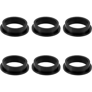 6pcs 11228 L-Shape O-Ring Gasket, Black Rubber Pool Sand Filter Pump Hose Seals Replacement Parts Compatible with Intex Sand Filter Pump Motor