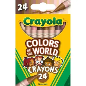 Crayola Colors of the World Crayons 24 ct