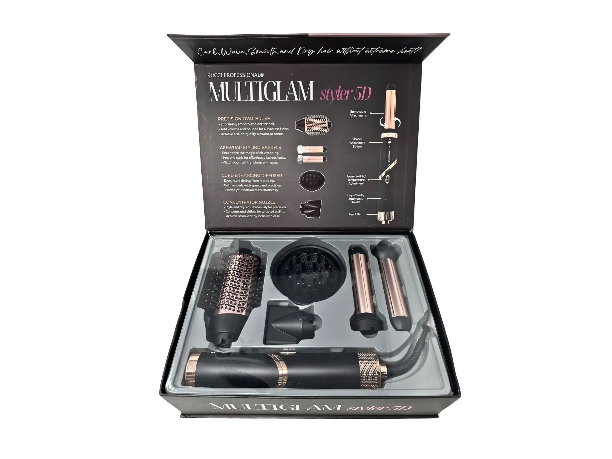 MULTIGLAM Styler 5D | 5-in-1 Hair Dryer & Styler Set with  display picture 2