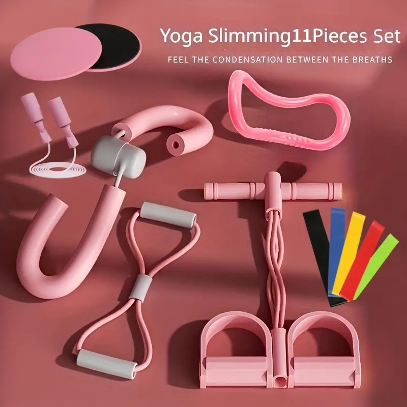 Yoga Fitness 11 piece set (brown box pac