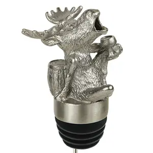My Pour Head MOOSE Stainless Steel Wine Pourer Aerator