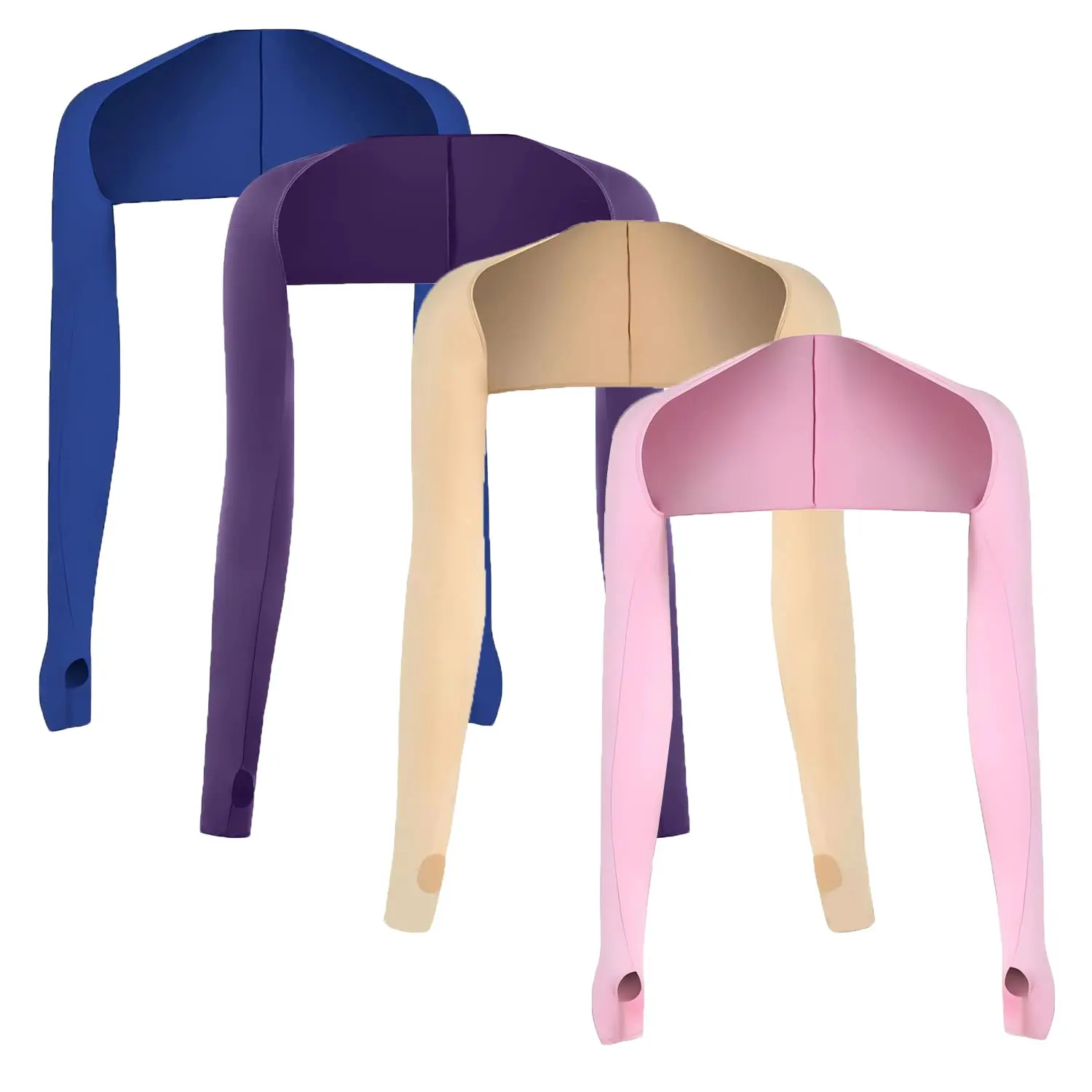 Blue,purple,nude,pink