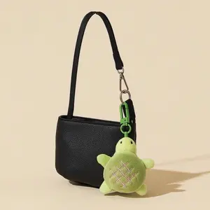 Cute Tortoise Keychain – Animal Bag Charm & Car Accessory, Key Ring for Women and Girls, Purse & Backpack Decoration Pink