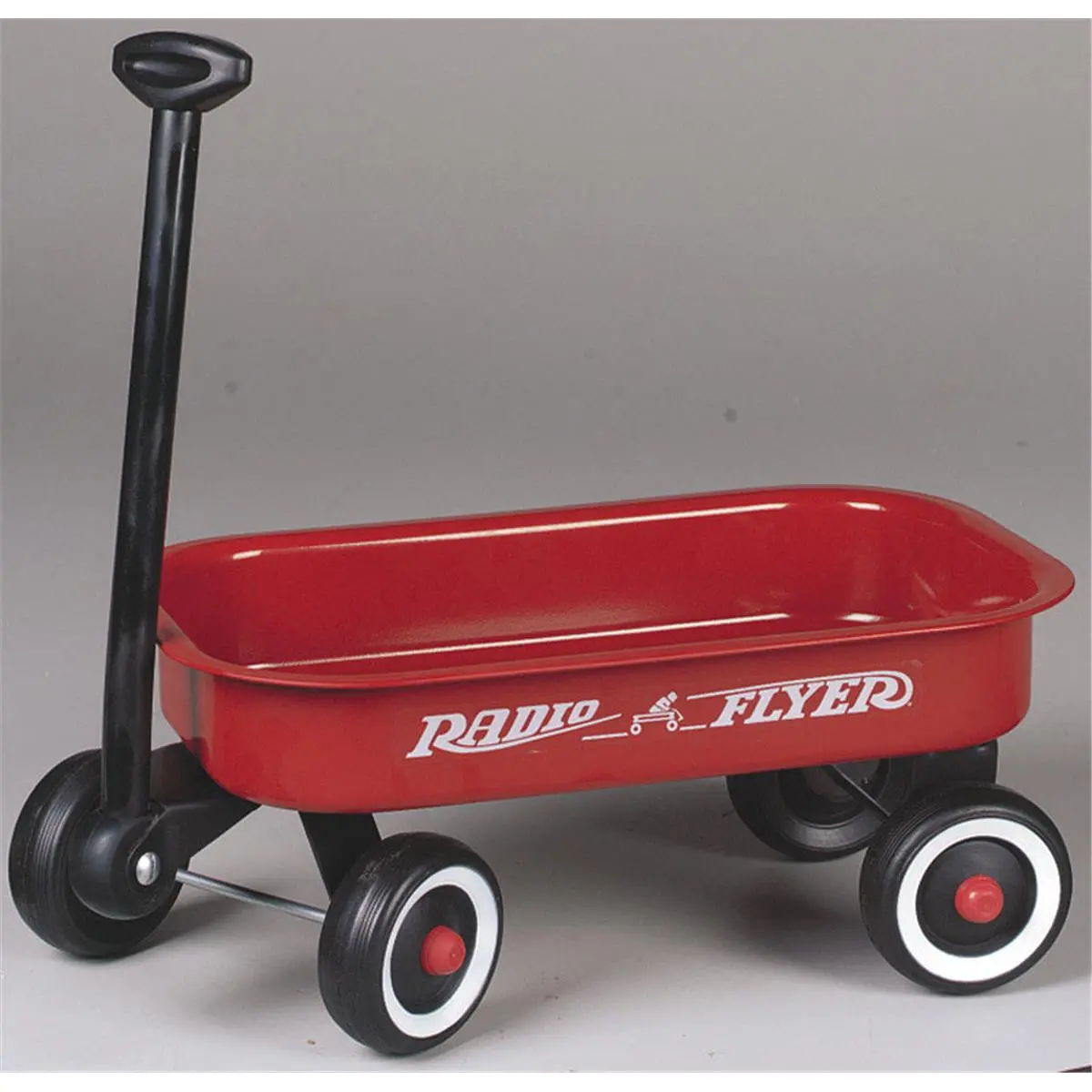212 MAIN Classic Little Red Toy Wagon - Durable Steel Toys Carrier, Ideal for Gift Baskets & Home Decor (Radio Flyer W5 Model)