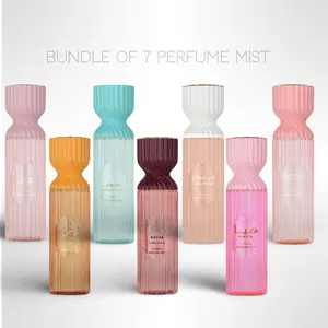 The Misty Paradise Bundle: Yara + Yara Tous + Mayar Natural Intense + Mayar Charry Intense + Fakhar Women + Haya + Noble Blush – 7 x 250ml (8.4 Fl Oz) Perfume Mists for Women