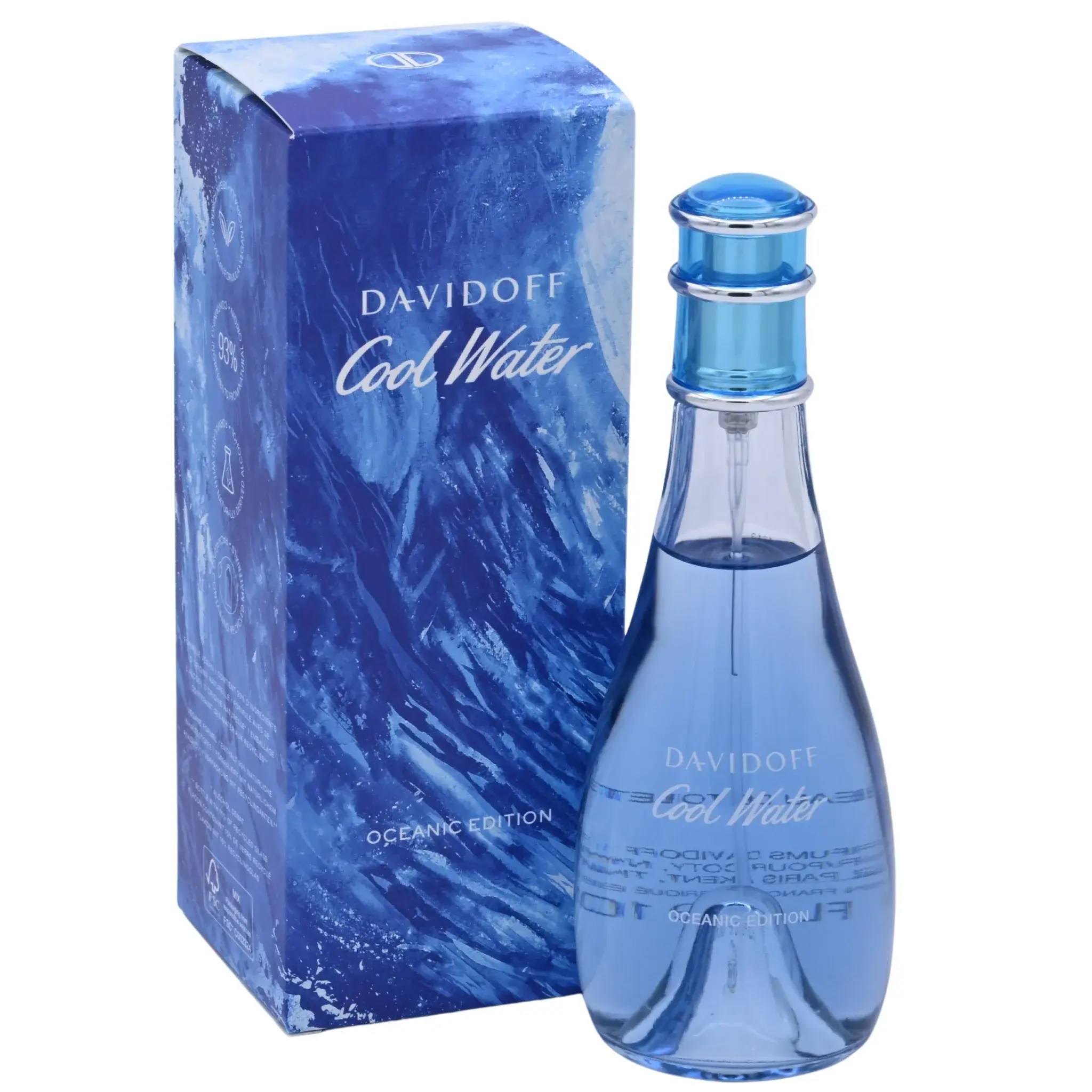 Davidoff Cool Water Oceanic Edition EDT Spray Women 3.3 oz 100ml