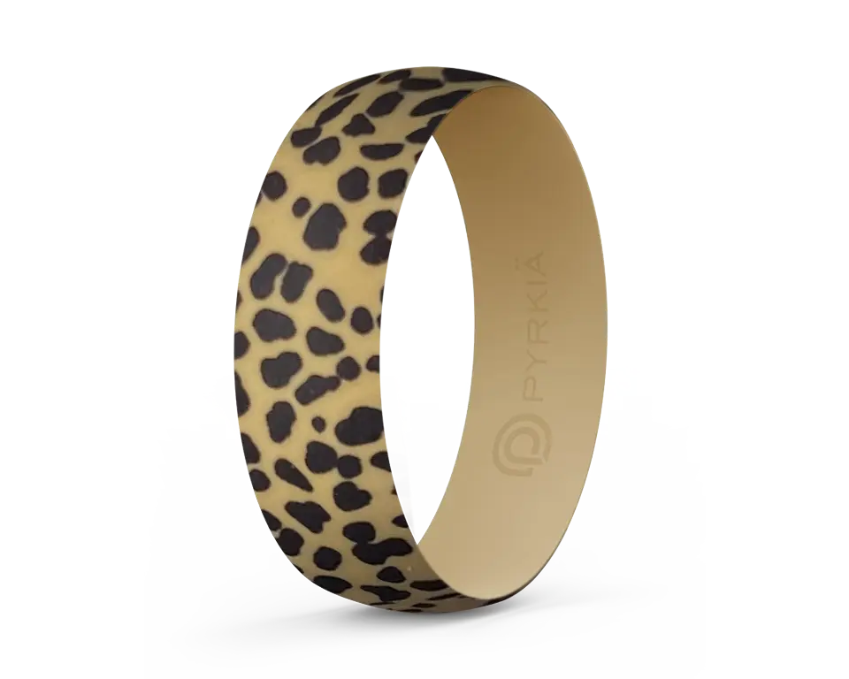 CHEETAH SILICONE RING