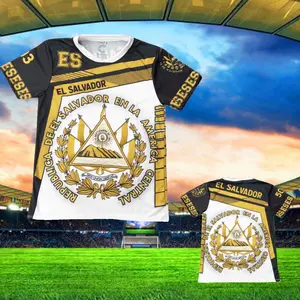 El Salvador Coat of arm Sport Shirt