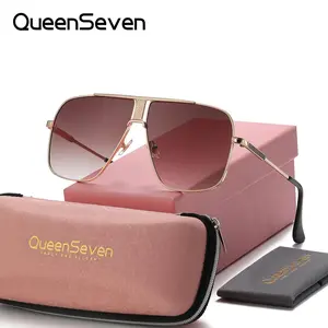 QueenSeven Unisex Classic Modern Full Frame Sunglasses Water Activity Oversize Frame Sunglasses UV400
